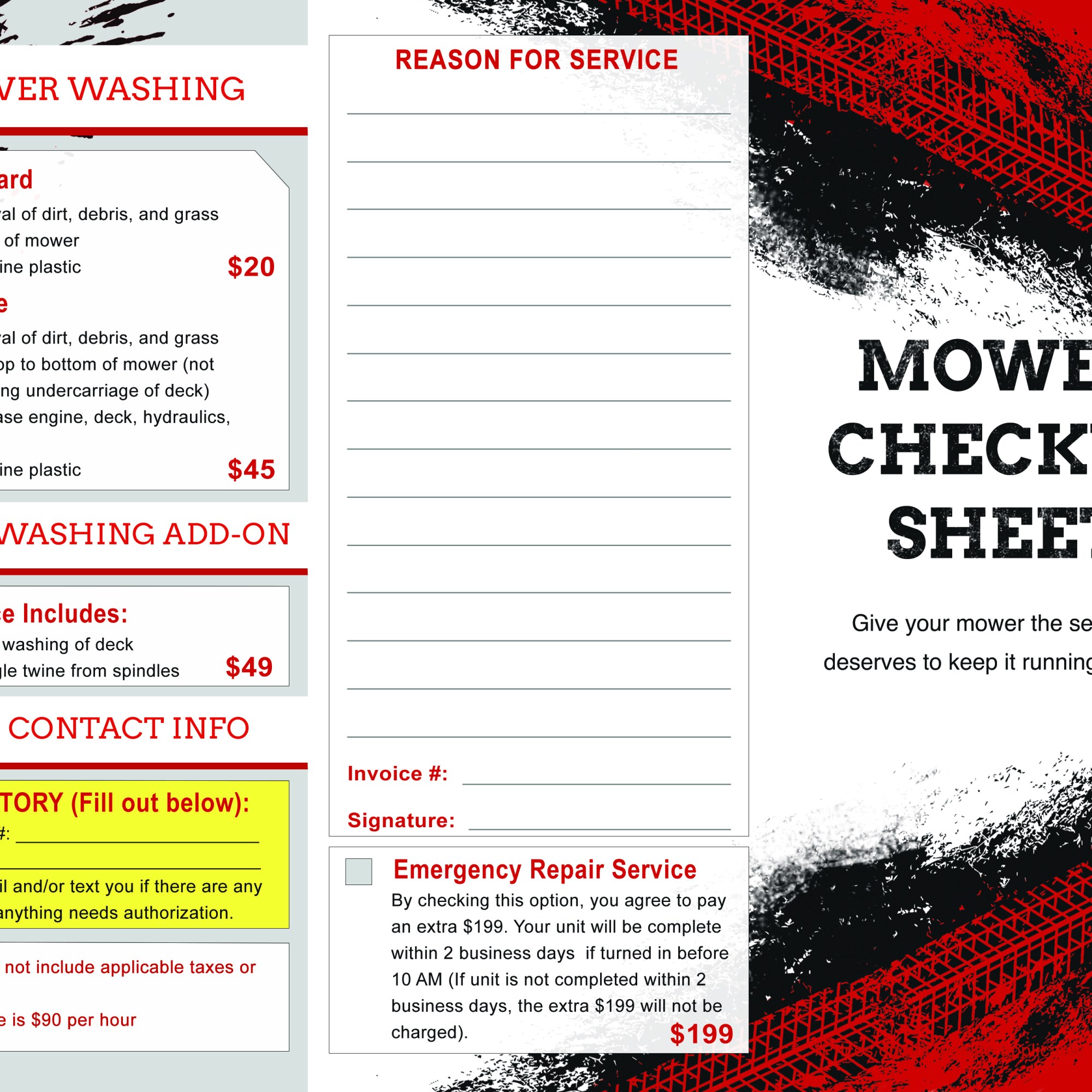 Repair Shop Options - Outside